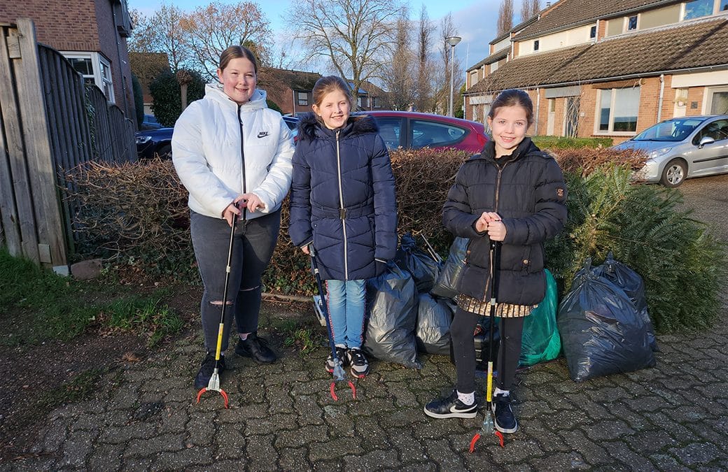 Jeugd Bosberg zet zich in voor schonere leefomgeving.